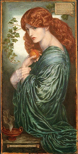 “Proserpine” by Dante Gabriel Rossetti. - OKLAHOMA CITY MUSEUM OF ART / BIRMINGHAM MUSEUMS TRUST / PROVIDED