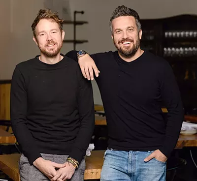 Chefs Jonathon Stranger and Fabio Viviani partnered to open Osteria OKC in Nichols Hills. - PROVIDED