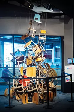 Mark Wittig’s “Stacking School Chairs” - PROVIDED