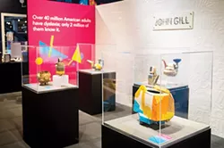 John Gill’s ceramics are on on display at Beautiful Minds – Dyslexia and the Creative Advantage in smART Space at Science Museum Oklahoma through July 14, 2019. - PROVIDED