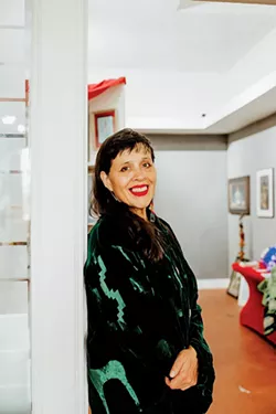 Dana Tiger, the daughter of famous artist Jerome Tiger, has been making art since she was a toddler. - ALEXA ACE