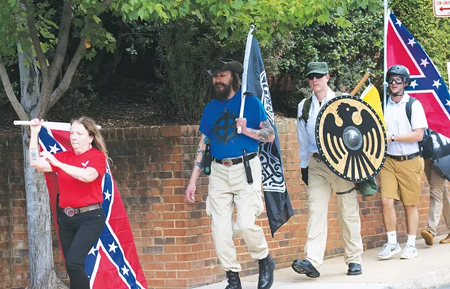Hate groups gather Aug. 12, 2017, in Charlottesville, Virginia. - BIGSTOCK.COM