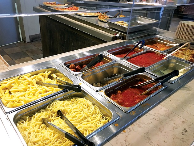 Pasta options at Italian Express - JACOB THREADGILL