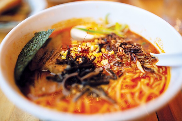 In addition to tacos and entrees, Chigama specializes in a variety of noodles, like the daily variety of soup. - ALEXA ACE