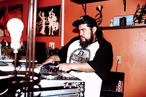 Nymasis is the DJ for Art of Rap, a monthly hip-hop competition held at Hubbly Bubbly Hookah & Café. - ALEXA ACE