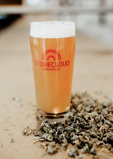 Stonecloud Brewing Co. collaborated with Redbud Soil Company to create Hemptation. - ALEXA ACE