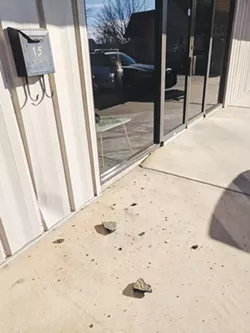 On Jan. 26, the doors to The Peak, 15 E. Fourth St., in Edmond, were pried open. A small amount of marijuana was stolen from the dispensary. - EDMOND POLICE DEPARTMENT / PROVIDED