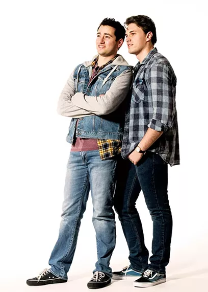 from left Jimmy Mavrikes plays Will and Ian Marcontell plays Mike in Girlfriend at Lyric on the Plaza. - KO RINEARSON / LYRIC THEATRE OF OKLAHOMA / PROVIDED