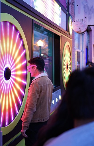 Mix-Tape’s boom box features interactive light displays that are accessible 24/7. - JAMES BANKS / PROVIDED