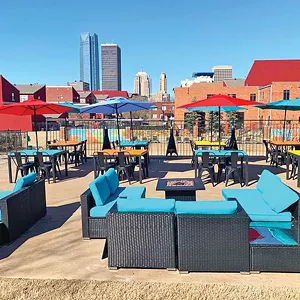 Whiskey Biscuit’s patio hosts live jazz on the weekend. - PROVIDED