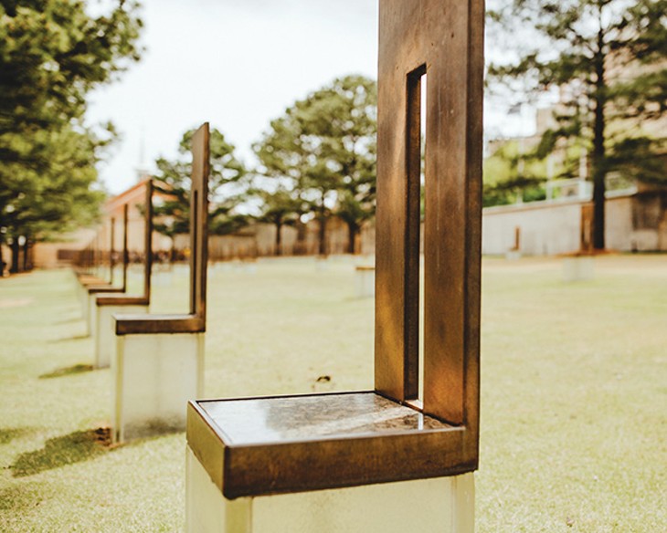 Oklahoma City National Memorial & Museum hosts a remembrance ceremony at 8:45 a.m. Friday. - ALEXA ACE