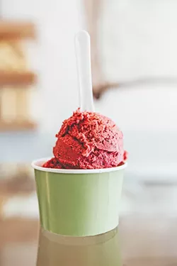 Mixed berry sorbet is one of the top sellers at Dolci Paradiso. - ALEXA ACE