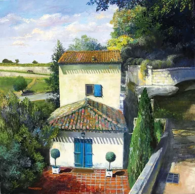 “The Open Window (Saint-Emilion, France)” by Nick Berry - PROVIDED