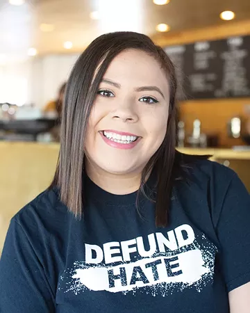 Brenda Lozano, a member of Dream Action Oklahoma, said the United States has a long history of detaining minority communities. - ALEXA ACE