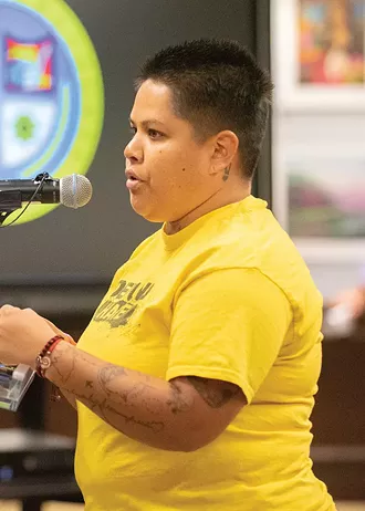 Cynthia Garcia, United We Dream deportation defense manager, said she wants more elected officials who fight for black and brown constituents. - MIGUEL RIOS