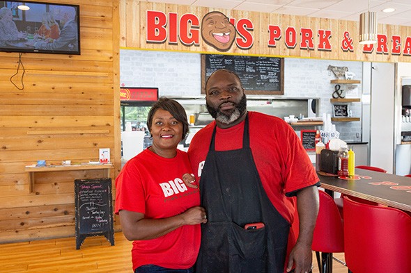 Tanaka and Owen Wilson first opened Big O’s Pork - & Dreams as a food truck. - ALEXA ACE