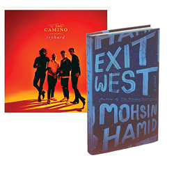 TRYHARD BY THE BAND CAMINO | IMAGE ELEKTRA / PROVIDED || EXIT WEST BY MOHSIN HAMID | IMAGE RIVERHEAD BOOKS / PROVIDED