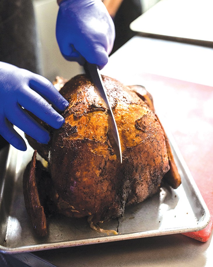 Cannabis-infused smoked turkey from the chefs at Guyutes - ALEXA ACE