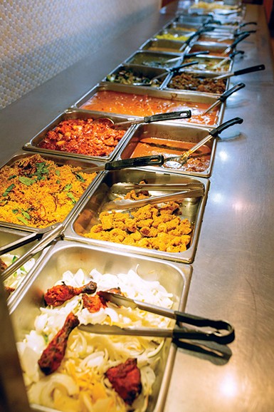 Items at Gopuram: Taste of India’s buffet have expanded over the years. - ALEXA ACE