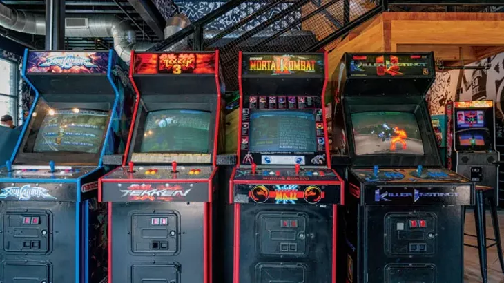Up-Down has a central warehouse and rotates games throughout its five locations. - PHILLIP DANNER