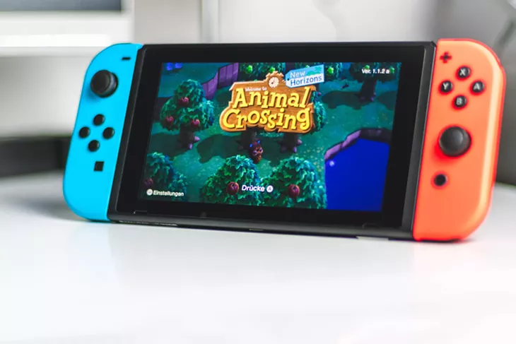 Animal Crossing on Nintendo Switch - UNSPLASH.COM