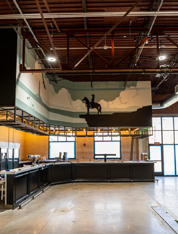 Artwork by Jack Fowler adorns the bar. - BERLIN GREEN