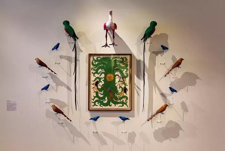 Ceiba Sagrada 22 by artist Eduardo Sarabia shown at 21C. - BERLIN GREEN