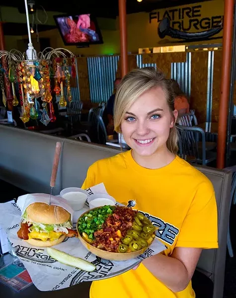 The Blowout Burger at Flatire Burgers, Edmond (Mark Hancock)