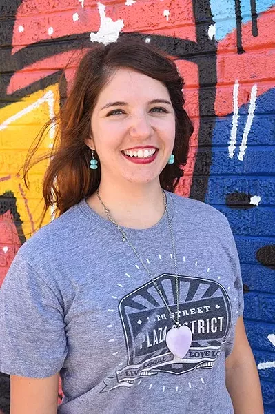Cayla Lewis, new executive director of the Plaza District, 9-15-15. - MARK HANCOCK