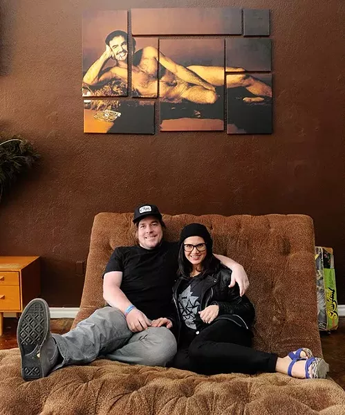 Drew and Anna Mains at Rockford Cocktail Den at 317 NW 23rd St. (Garett Fisbeck)