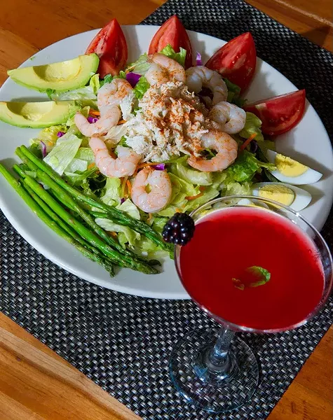 The Tabasco Caesar salad at Pear's Oyster Bar. (Shannon Cornman)