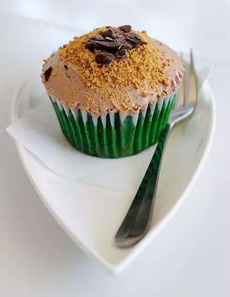 Girl Scout Cupcake at Sara Sara Cupcakes in Oklahoma City, Thursday, Dec. 10, 2015. - GARETT FISBECK