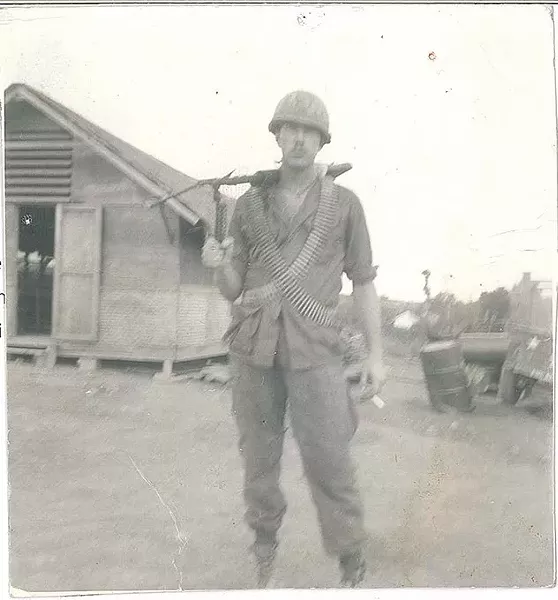 Don Sloat volunteered for the draft during - the Vietnam War. - PROVIDED