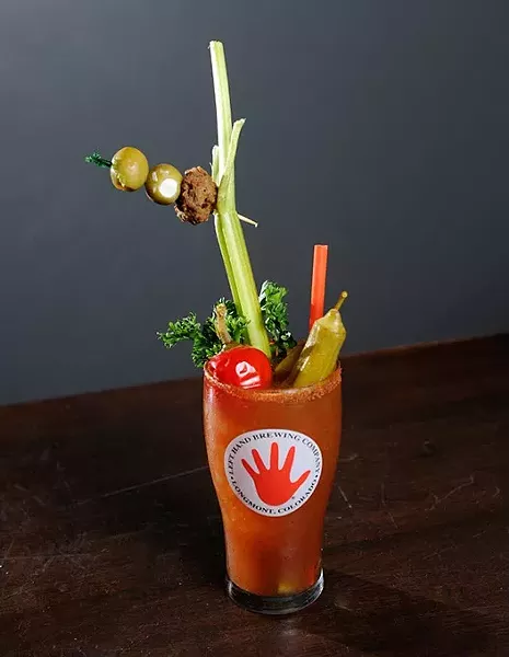 Bloody Rumble at S&B Burger in Oklahoma City, Thursday, March 19, 2015. - GARETT FISBECK