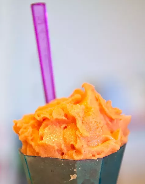 Blood Orange Sorbetto at Bricktown Candy Co. Mark Hancock)