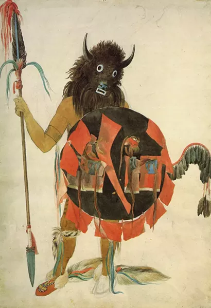 “Mandan Buffalo Dancer” by Karl Bodmer - PROVIDED