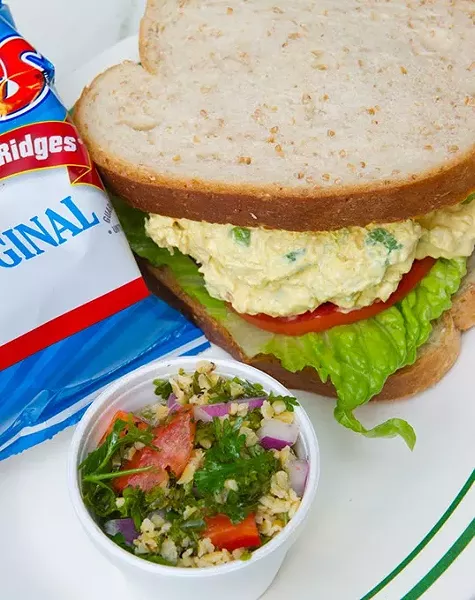 The curry chicken salad is a popular favorite at The Brown Bag Deli (Ross Adams)