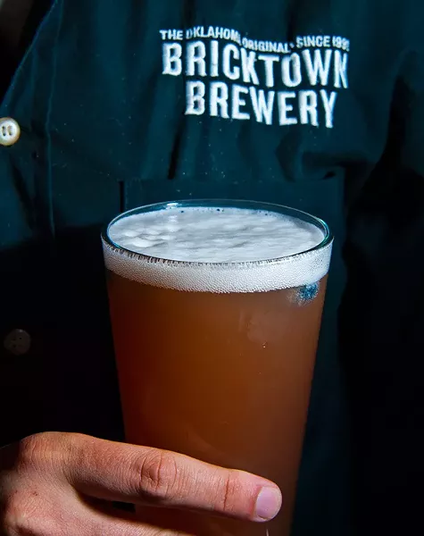 The Blues Berry Ale at Bricktown Brewery (Mark Hancock)