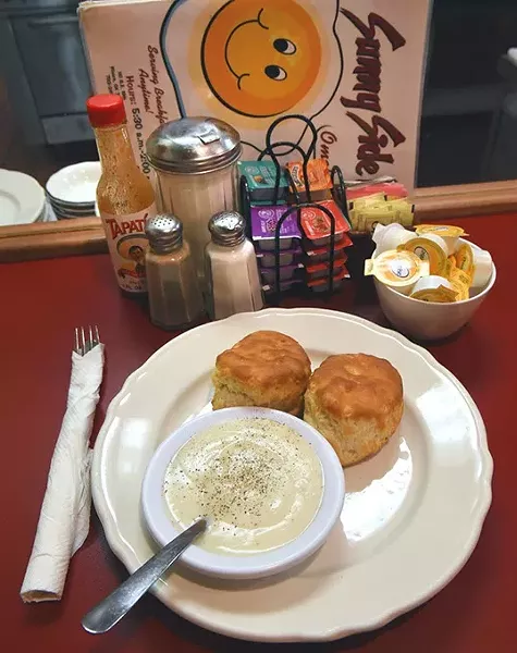 Biscuits & Gravy at Sunny Side Up in Moore. (Mark Hancock