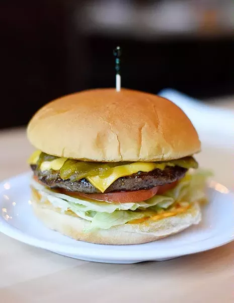 ?Woody burger at 1907 Burgers & Brews in Moore, Friday, May 6, 2016. - GARETT FISBECK