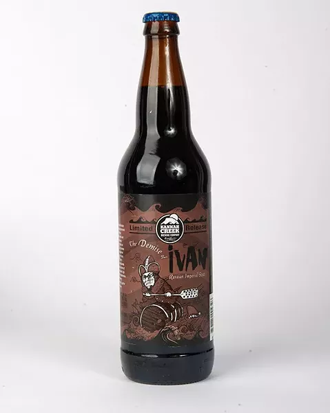 Kannah Creek Brewing Company The Demise of Ivan Russian Imperial Stout for Gazette Fall Brew Review 2016. - GARETT FISBECK