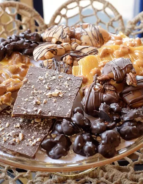 Chocolate at Woody Candy Co., Wednesday, Jan. 18, 2017. - GARETT FISBECK