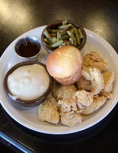 Chicken nuggets at Jim's Famous Chicken, Monday, Dec. 5, 2016. - GARETT FISBECK