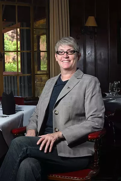 Cally Johnson, general manager and executive chef, poses for a photo at J. Bruner's in Oklahoma City, Wednesday, July 20, 2016. - GARETT FISBECK