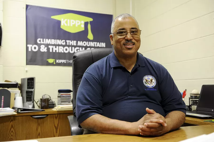 Kipp principal Tracy McDaniel poses for a photo, Thursday, May 28, 2015. - GARETT FISBECK