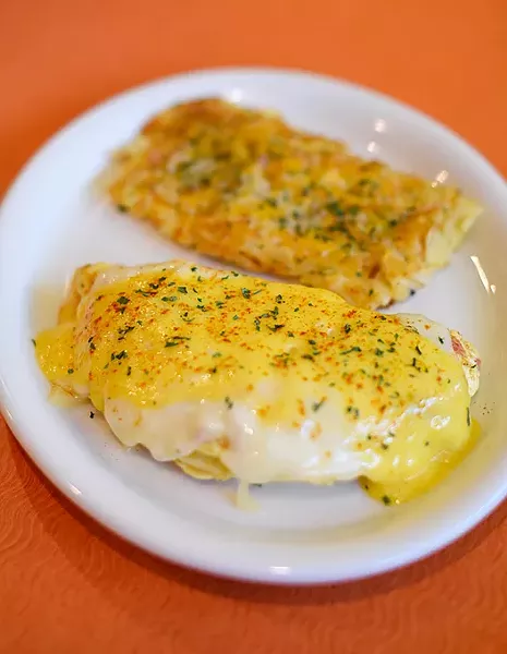 Eggington's Omelette at Eggington's in Edmond, Wednesday, March 9, 2016. - GARETT FISBECK