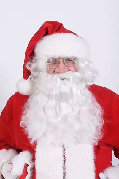 Rubén Espinosa during a Santa photoshoot, Thursday, Dec. 1, 2016. - GARETT FISBECK