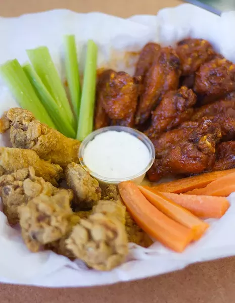 Hot wings at Wing Supreme in Oklahoma City, Tuesday, June 28, 2016. - ERICK PERRY