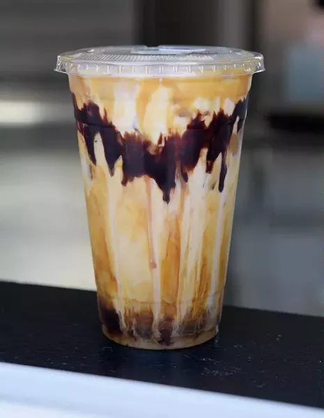 ?Caramel mocha at Cool Beans Coffee in Norman, Thursday, Sept. 8, 2016. - GARETT FISBECK