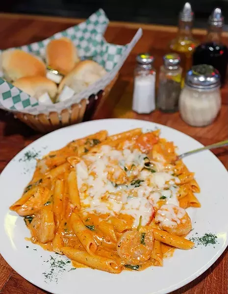 Baked Tuscany at PortoFino's Italian Restaurant, Thursday, March 30, 2017. - GARETT FISBECK